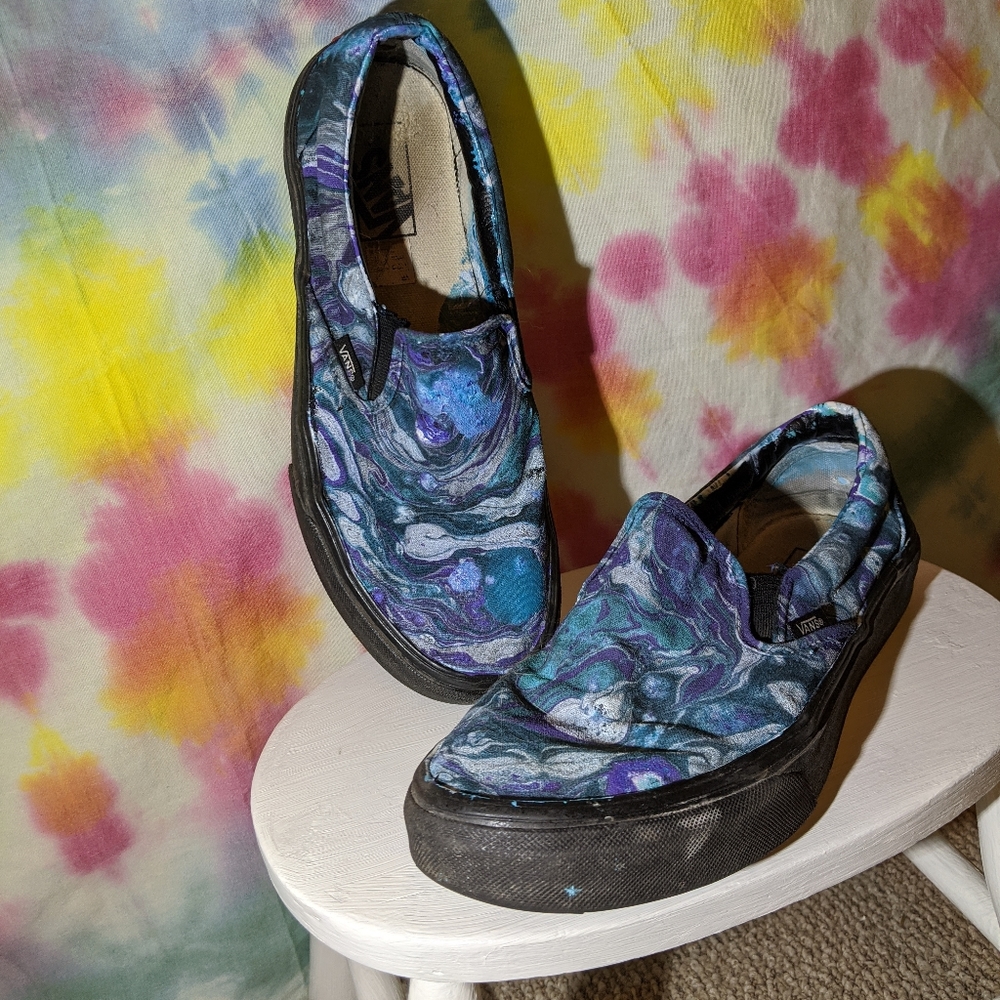 Tie dye vans